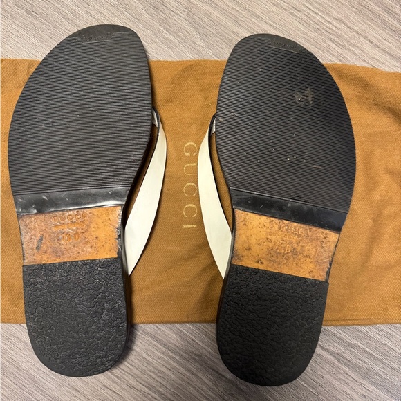 GUCCI LEATHER FLIP FLOPS MAN - Picture 6 of 9